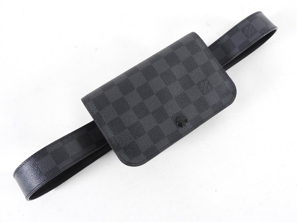 Louis Vuitton Damier Graphite Small Pouch Belt Bag