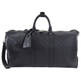 Louis Vuitton Damier Infini Black Keepall Bandouliere 45