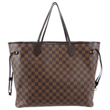 Louis Vuitton Damier Ebene Neverfull GM Tote Bag
