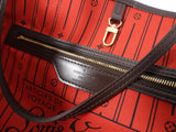 Louis Vuitton Damier Ebene Neverfull GM Tote Bag