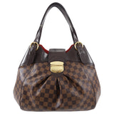 Louis Vuitton Damier Ebene Sistina Hobo Shoulder Bag
