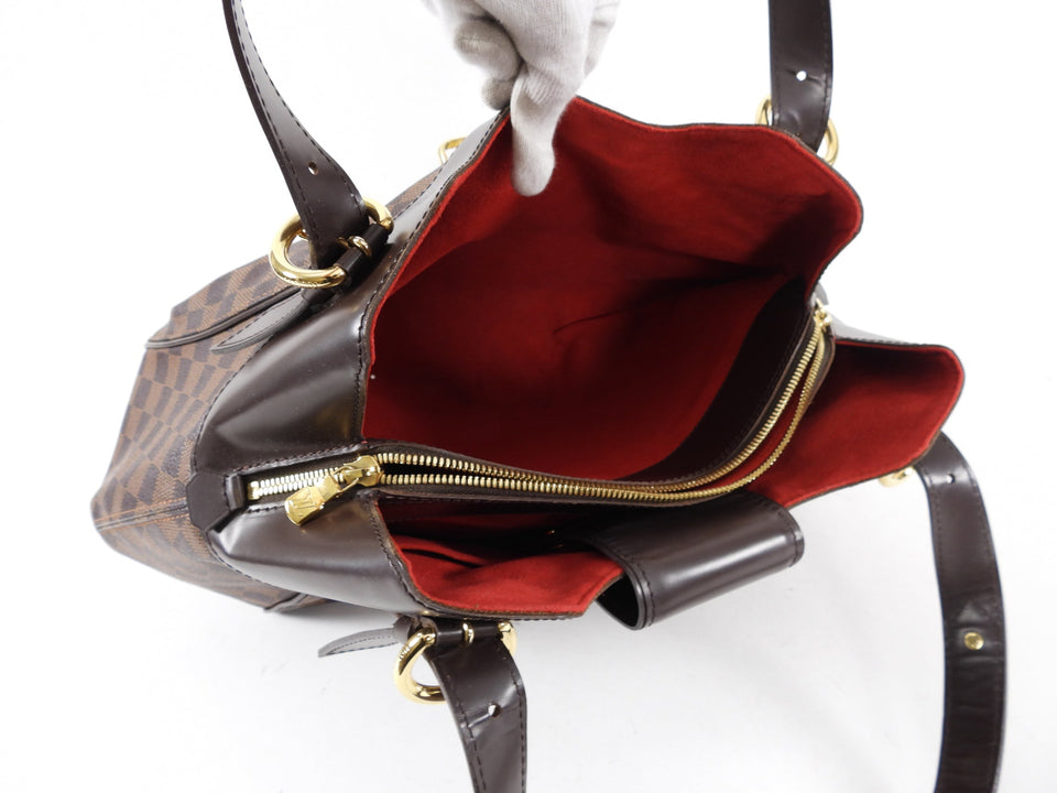 Louis Vuitton Damier Ebene Sistina Hobo Shoulder Bag