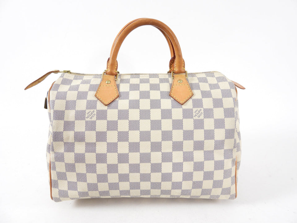 Louis Vuitton Damier Azur Speedy 30 Doctor Bag
