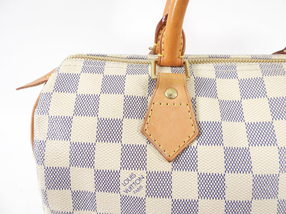 Louis Vuitton Damier Azur Speedy 30 Doctor Bag