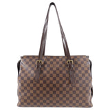 Louis Vuitton Damier Ebene Chelsea MM Tote Bag