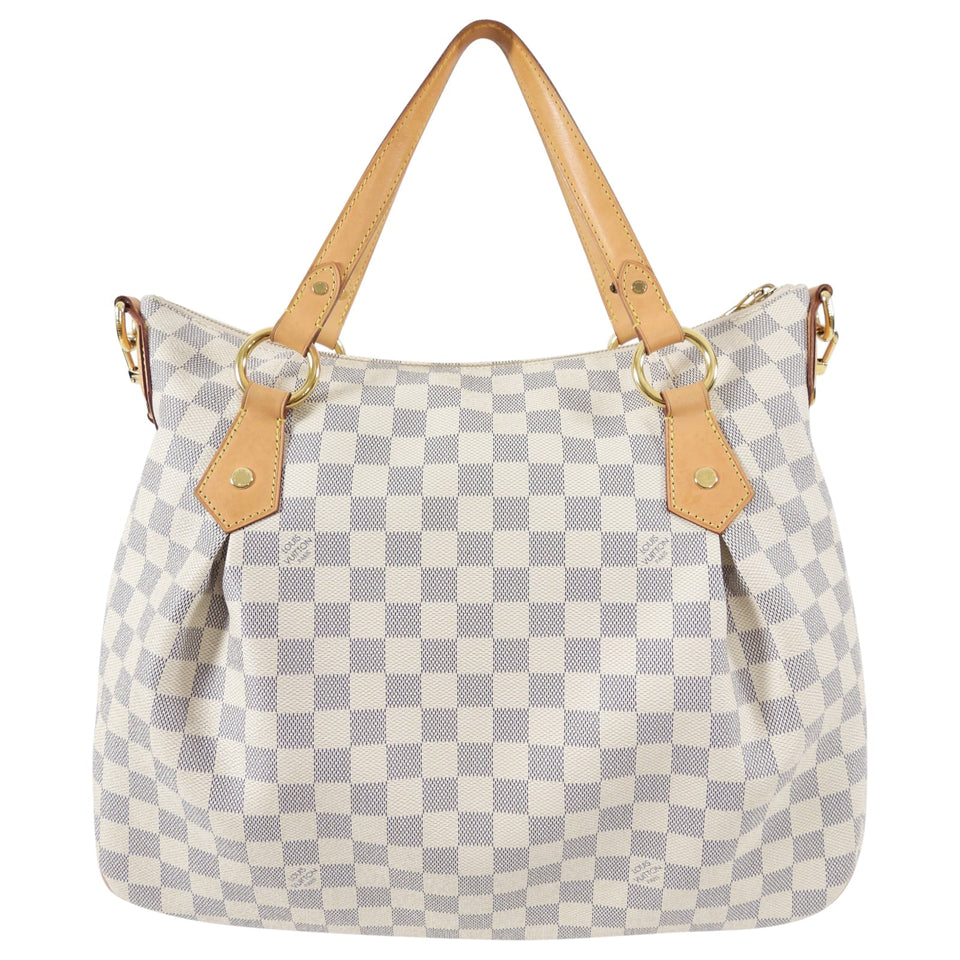 Louis Vuitton Damier Azur Evora MM 2-Way Shoulder Bag