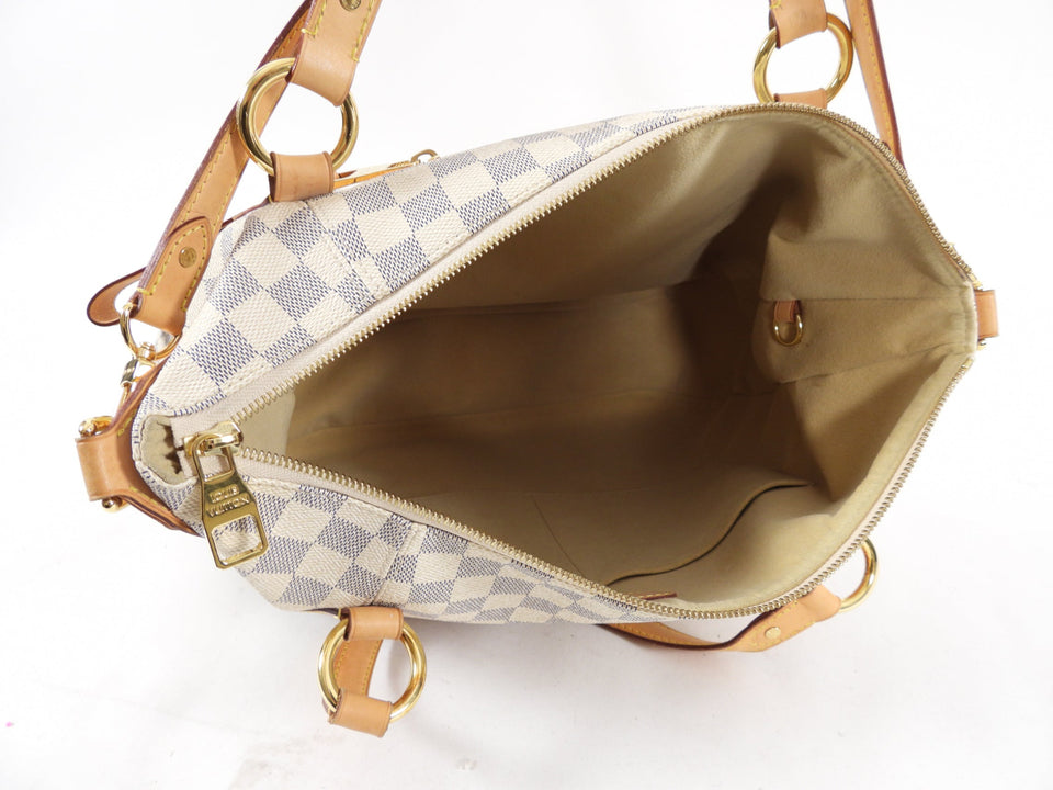Louis Vuitton Damier Azur Evora MM 2-Way Shoulder Bag