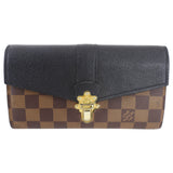 Louis Vuitton Damier Ebene Clapton Long Wallet