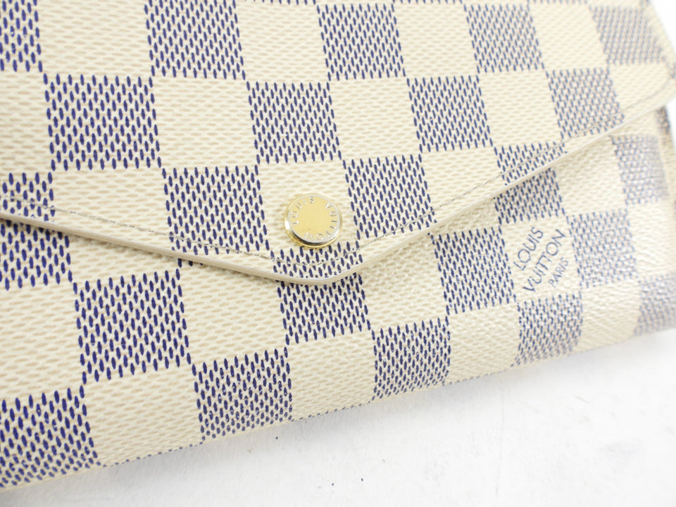 Louis Vuitton Damier Azur Sarah Long Wallet