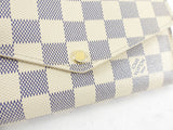 Louis Vuitton Damier Azur Sarah Long Wallet