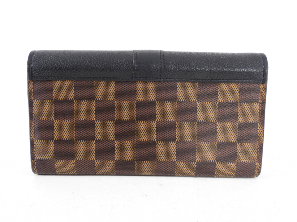 Louis Vuitton Damier Ebene Clapton Long Wallet