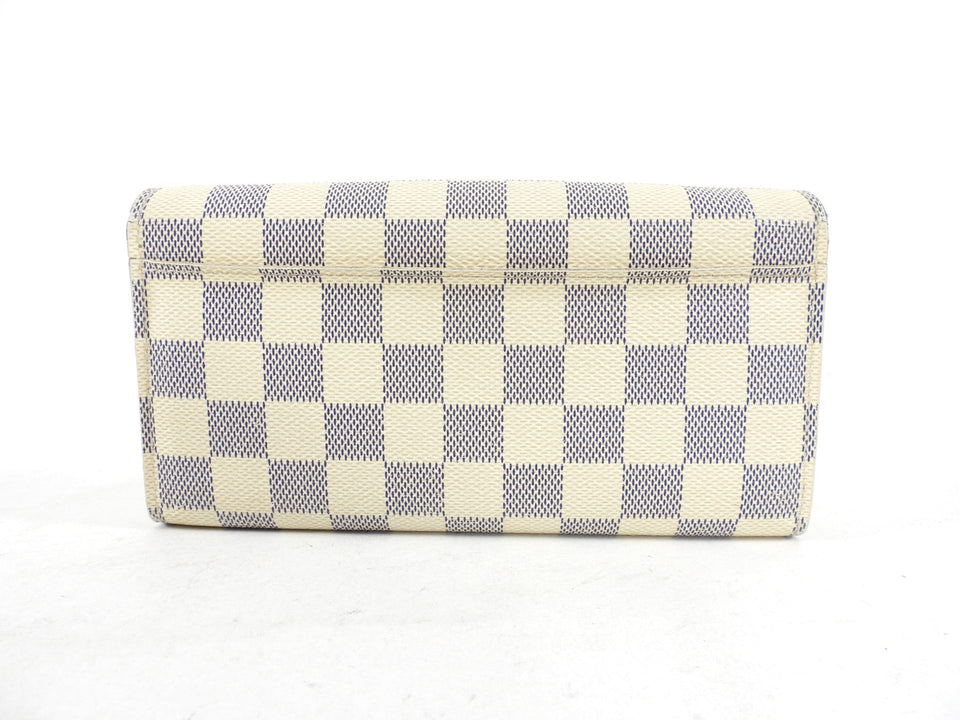 Louis Vuitton Damier Azur Sarah Long Wallet