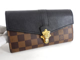 Louis Vuitton Damier Ebene Clapton Long Wallet
