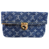 Louis Vuitton Vintage Monogram Denim Pochette Clutch