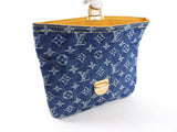 Louis Vuitton Vintage Monogram Denim Pochette Clutch