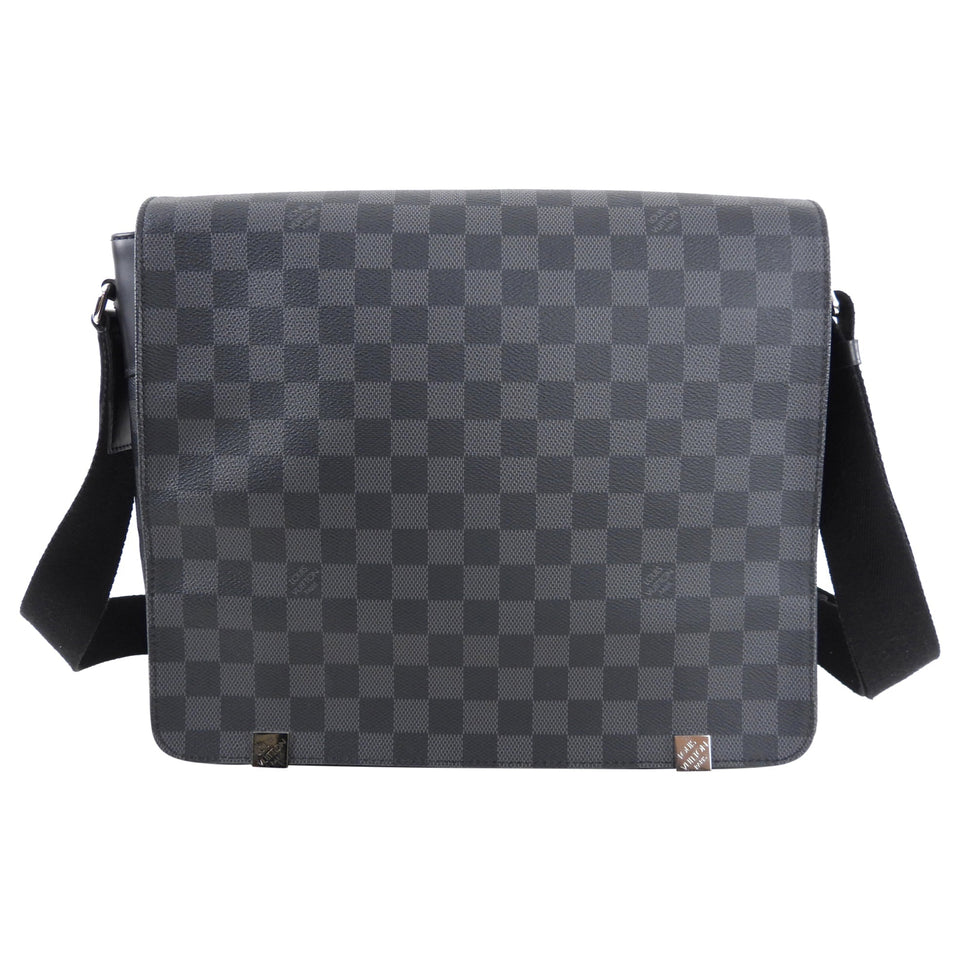 Louis Vuitton Damier Graphite District MM Messenger Bag