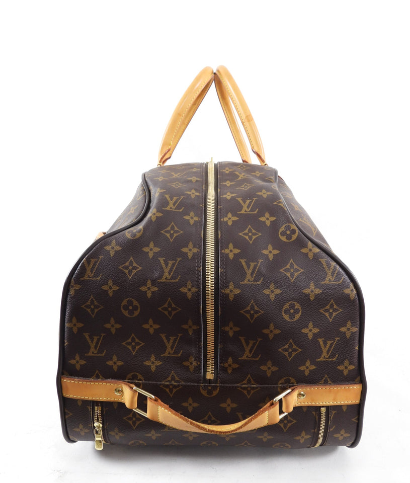 Louis Vuitton Eole 60 Monogram Rolling Luggage Travel Duffle Bag