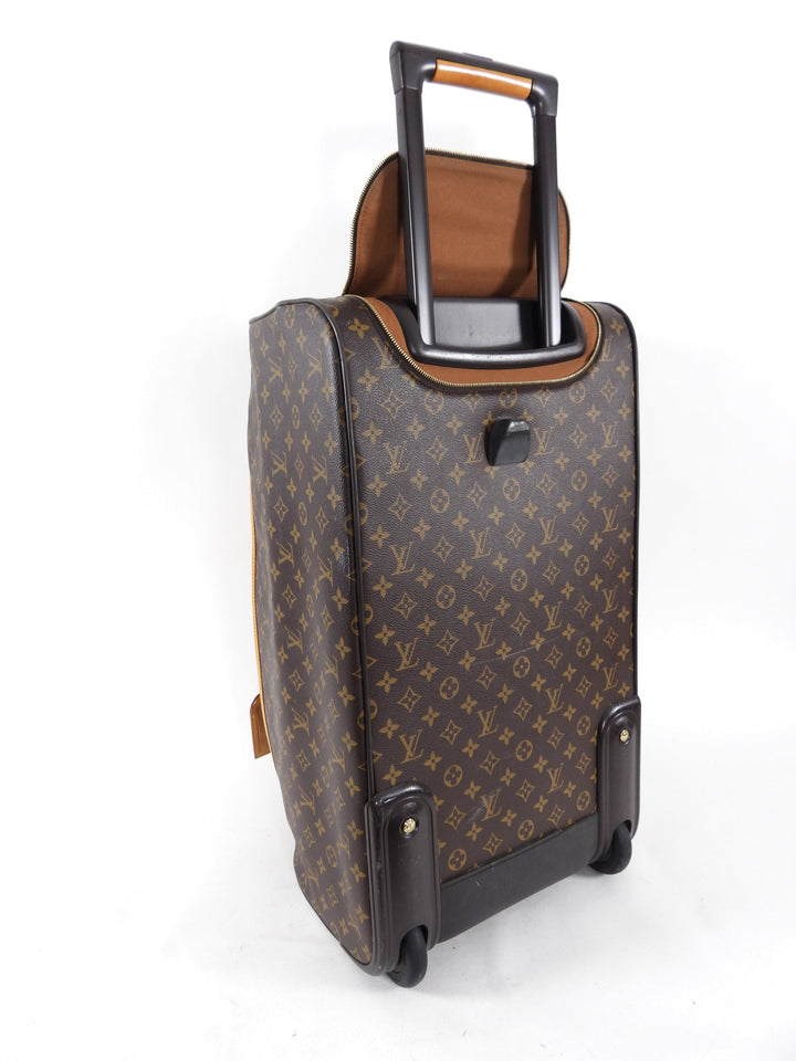 Louis Vuitton Eole 60 Monogram Rolling Luggage Travel Duffle Bag