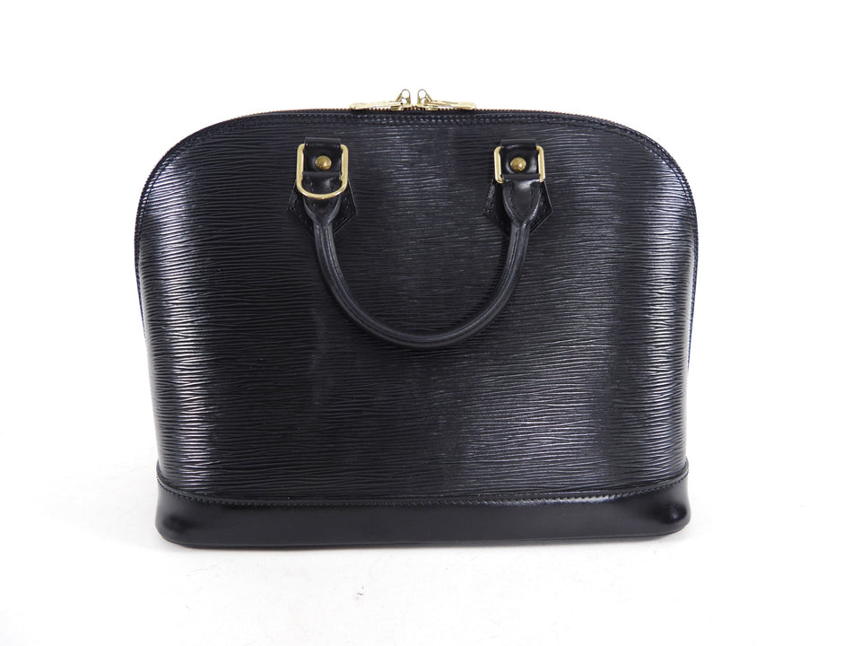 Louis Vuitton Vintage Black Epi Alma PM Bag