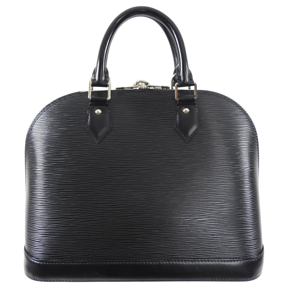 Louis Vuitton Epi Alma PM in Black and SHW