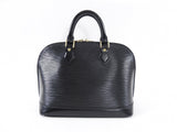 Louis Vuitton Vintage 2002 Black Epi Leather Alma PM Bag