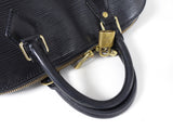 Louis Vuitton Black Epi Alma PM Domed Bag