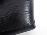 Louis Vuitton Black Epi Alma PM Domed Bag