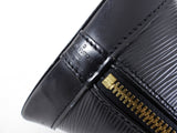 Louis Vuitton Black Epi Alma PM Domed Bag