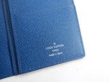 Louis Vuitton Blue Epi leather Brazza Bifold Long Wallet