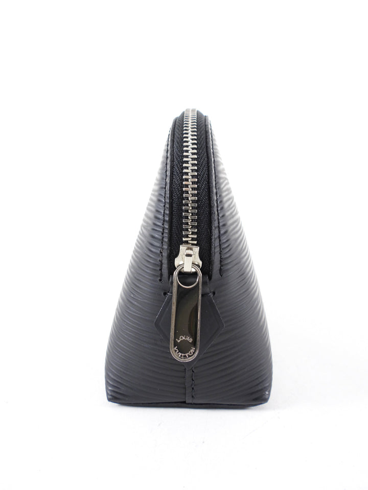 Louis Vuitton Black Epi Small Cosmetic Pouch Bag