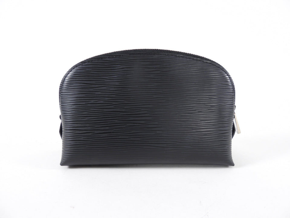 Louis Vuitton Black Epi Small Cosmetic Pouch Bag