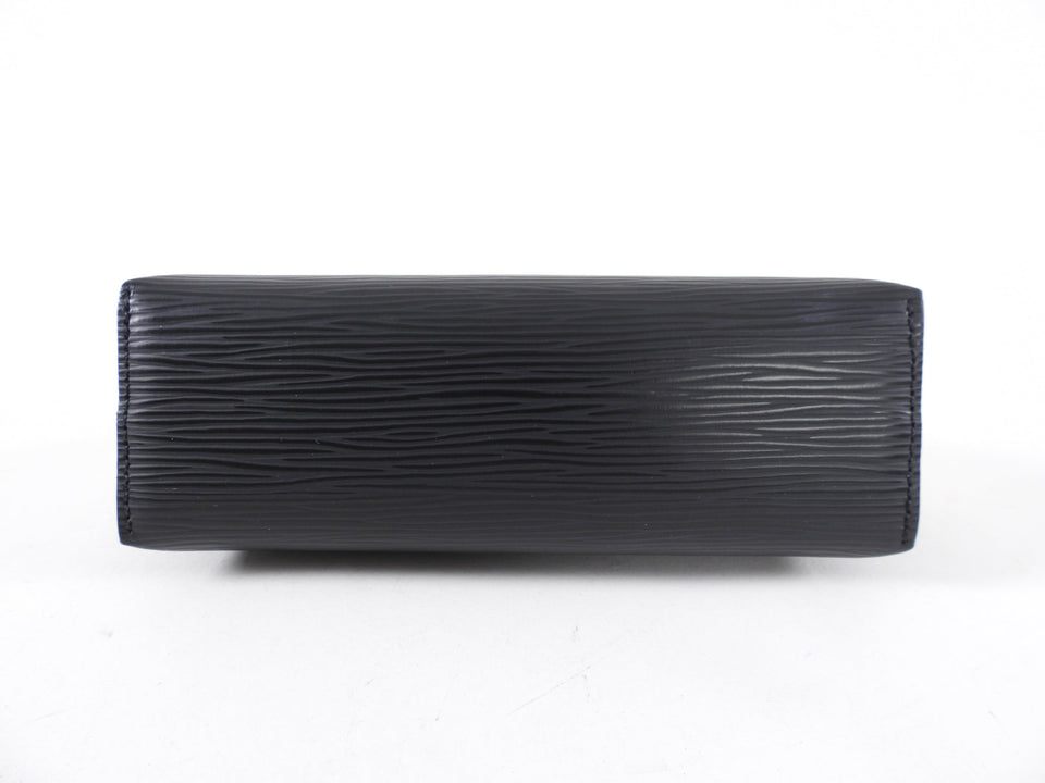 Louis Vuitton Black Epi Small Cosmetic Pouch Bag