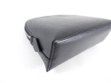 Louis Vuitton Black Epi Small Cosmetic Pouch Bag