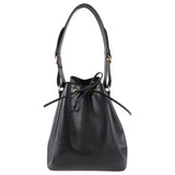 Louis Vuitton Black Epi Leather Noe PM Drawstring Bag