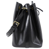 Louis Vuitton Black Epi Leather Noe PM Drawstring Bag