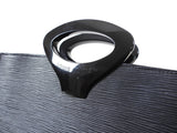 Louis Vuitton Vintage 1999 Black Epi Ombre Small Square Tote Bag
