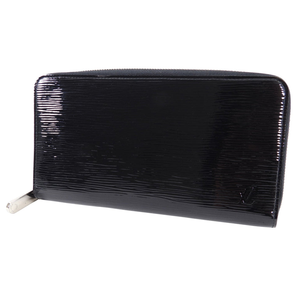 Louis Vuitton Epi Electric Black Zippy Continental Organizer Wallet