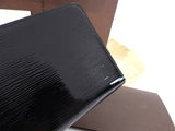Louis Vuitton Epi Electric Black Zippy Continental Organizer Wallet