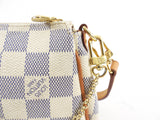 Louis Vuitton Damier Azur Eva Pochette Crossbody Bag