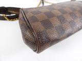 Louis Vuitton Damier Ebene Eva Clutch / Crossbody 2-way Bag