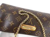 Louis Vuitton Monogram Eva Clutch Two-Way Pochette Bag