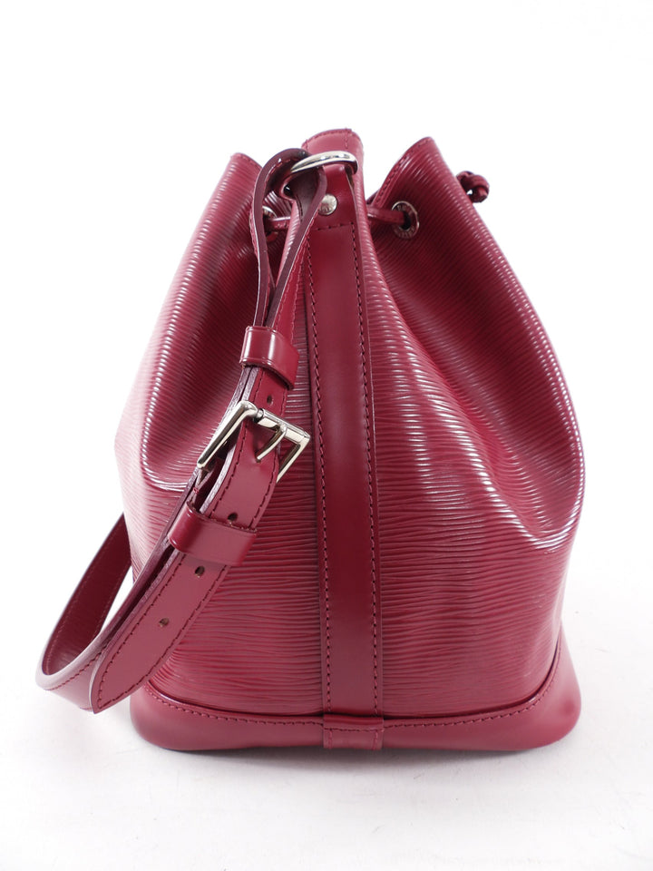 Louis Vuitton Fuchsia Epi Leather Petit Noe MM Bag