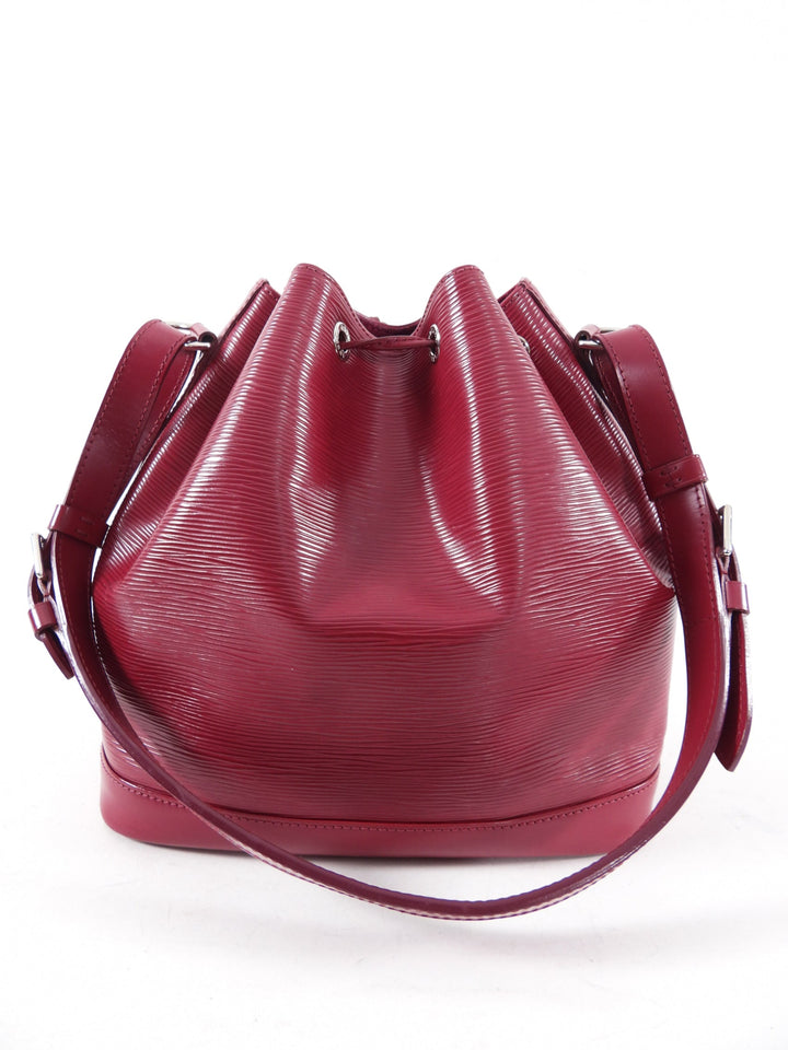 Louis Vuitton Fuchsia Epi Leather Petit Noe MM Bag