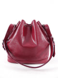 Louis Vuitton Fuchsia Epi Leather Petit Noe MM Bag