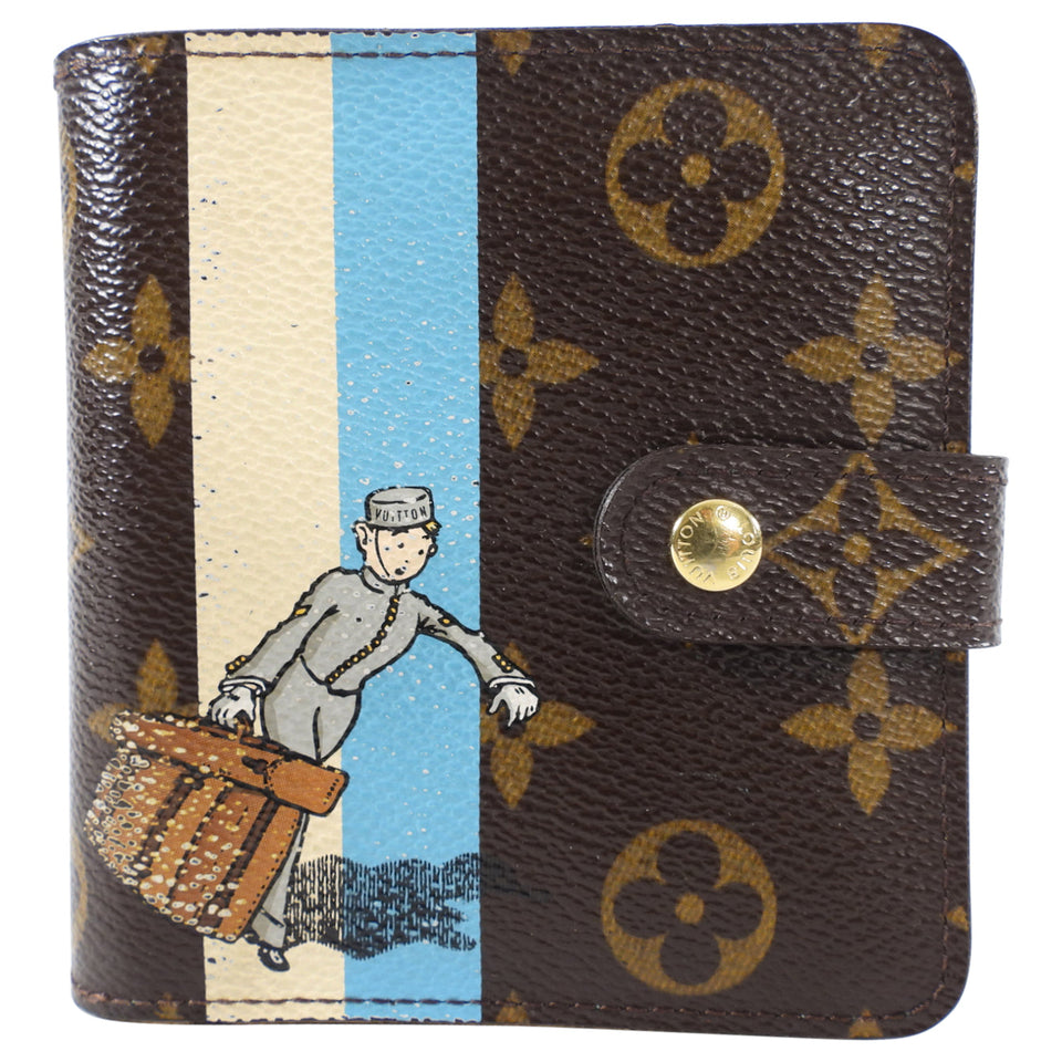 Louis Vuitton Vintage Animation Groom Compact Wallet