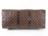 Louis Vuitton Damier Ebene Travel Duffle Bag Keepall 55