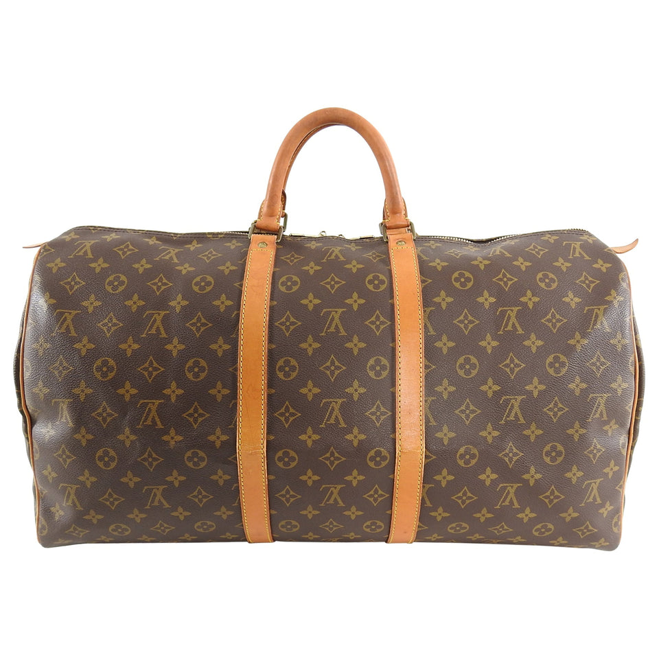 Louis Vuitton Vintage 1991 Monogram Keepall 55 Duffle Bag