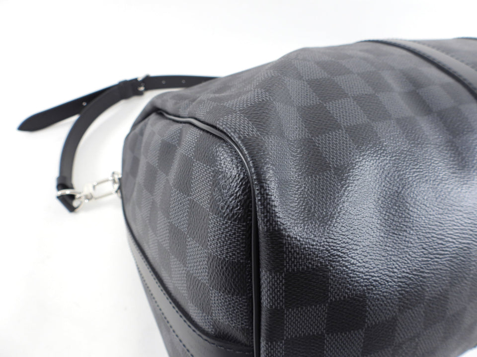 Louis Vuitton Damier Graphite Keepall 45 Bandouliere Duffle Bag