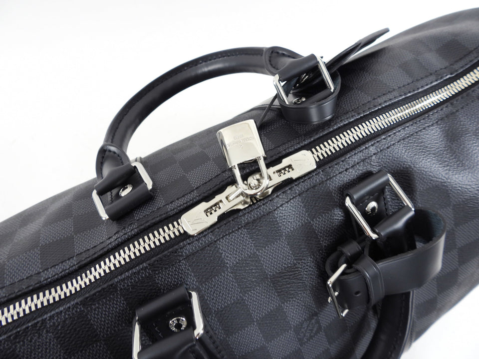 Louis Vuitton Damier Graphite Keepall 45 Bandouliere Duffle Bag