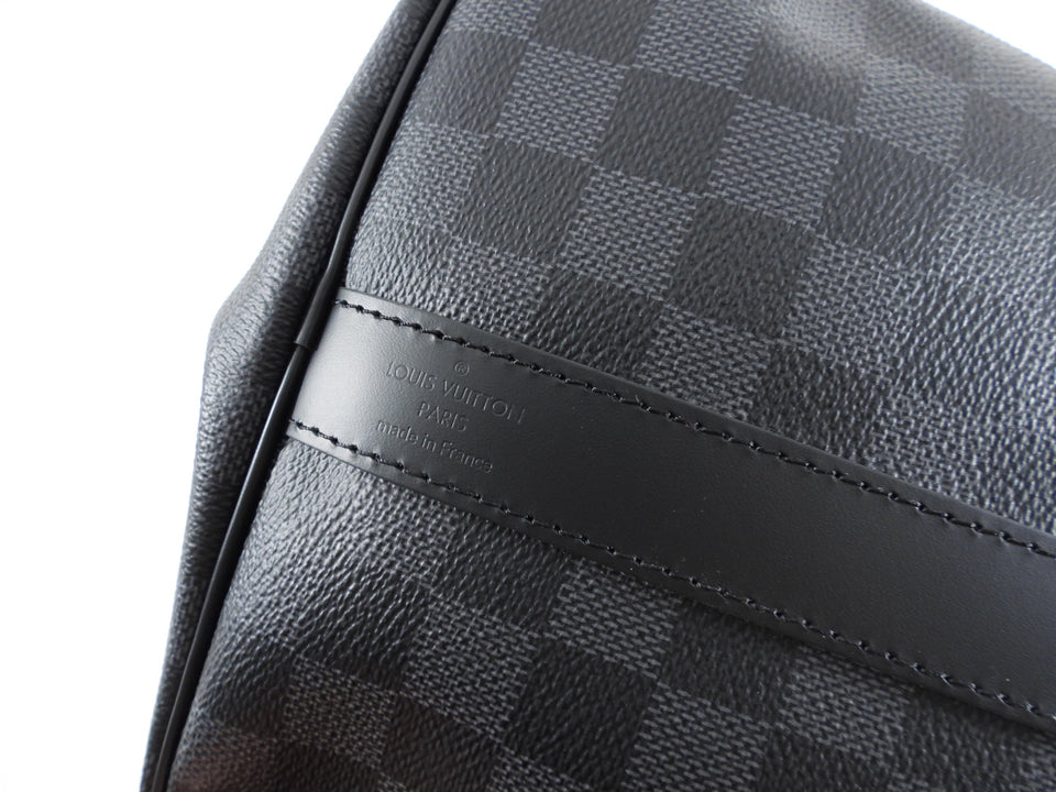 Louis Vuitton Damier Graphite Keepall 45 Bandouliere Duffle Bag